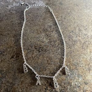 Claire’s “BABE” Necklace